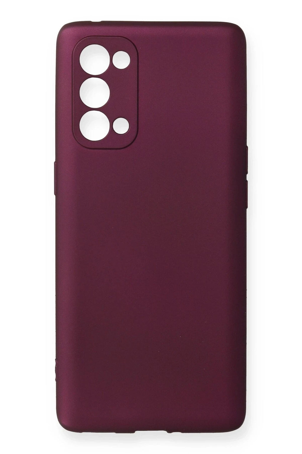Mey İthalat® Reno 5 Pro Kılıf First Silikon - Mürdüm