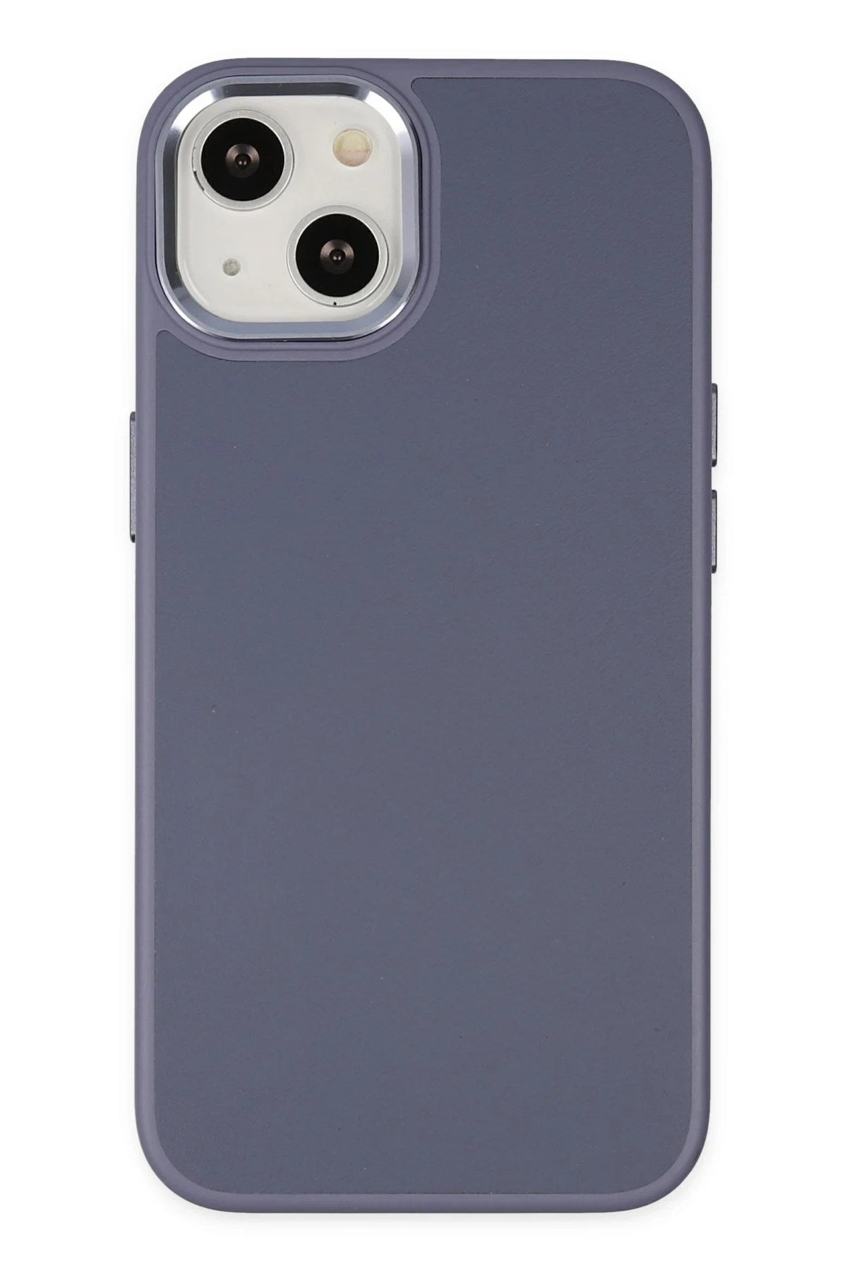 Mey İthalat® iPhone 14 Plus Kılıf Asya Deri Silikon - Mor