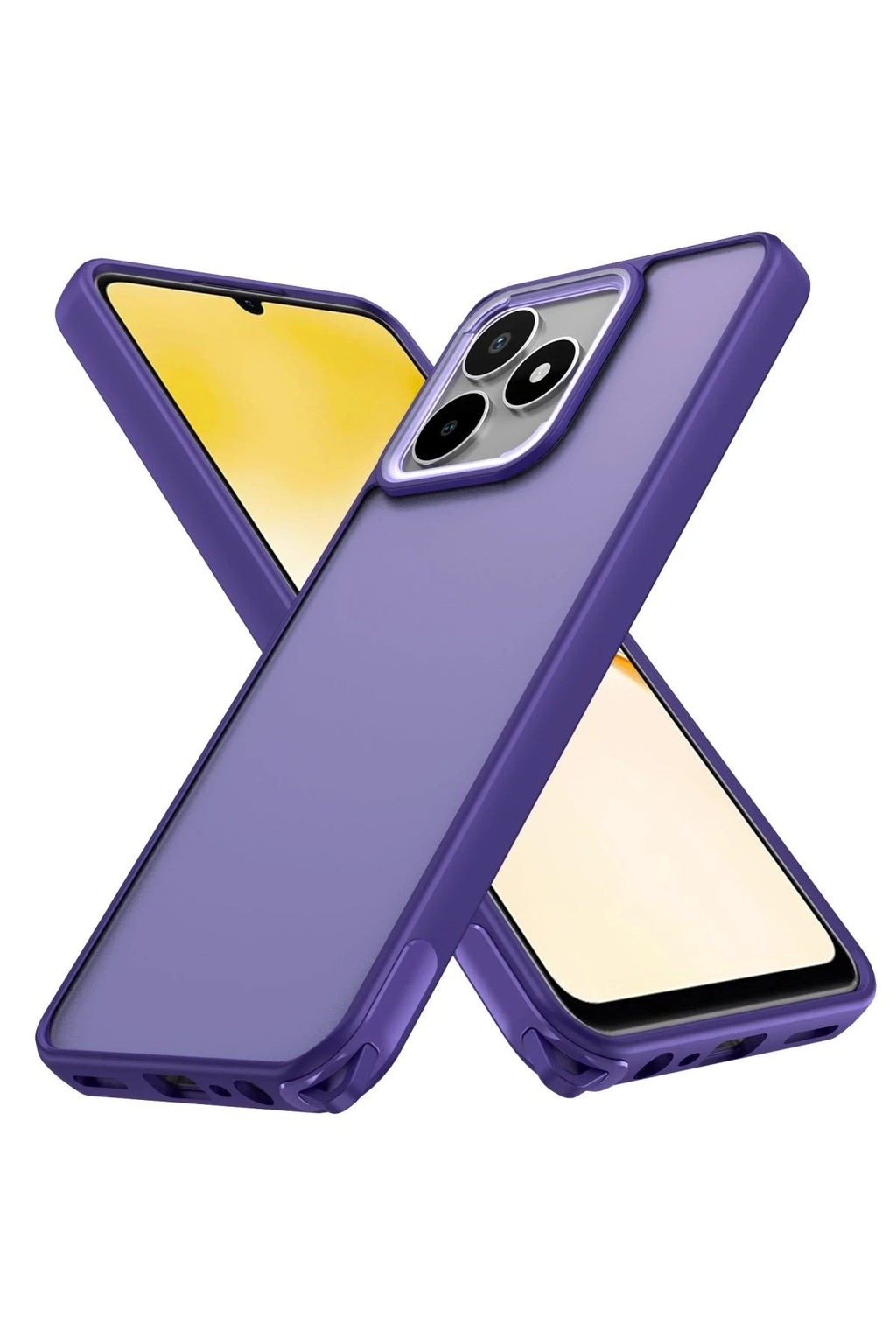 Mey İthalat® Realme C53 Kılıf Elegant Kapak - Derin Mor