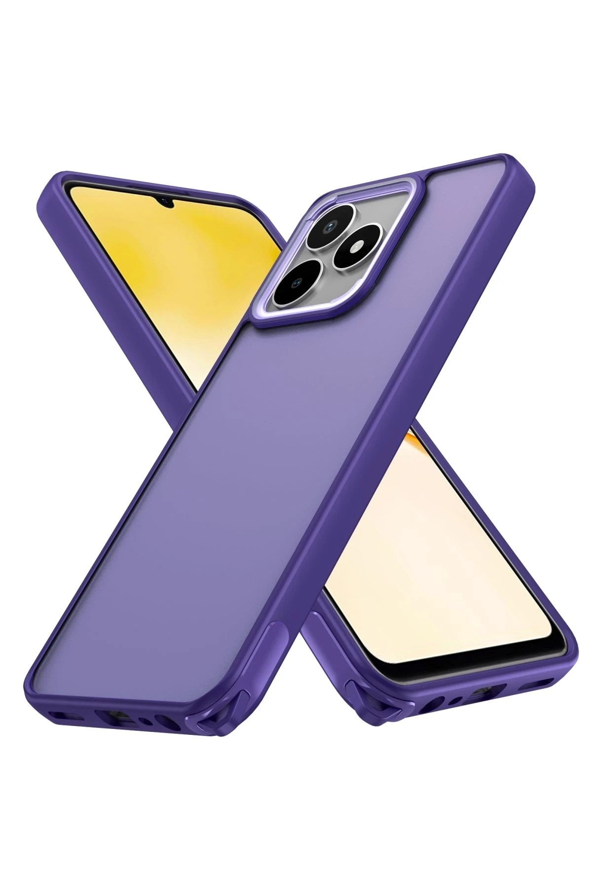 Mey İthalat® Realme C53 Kılıf Elegant Kapak - Derin Mor