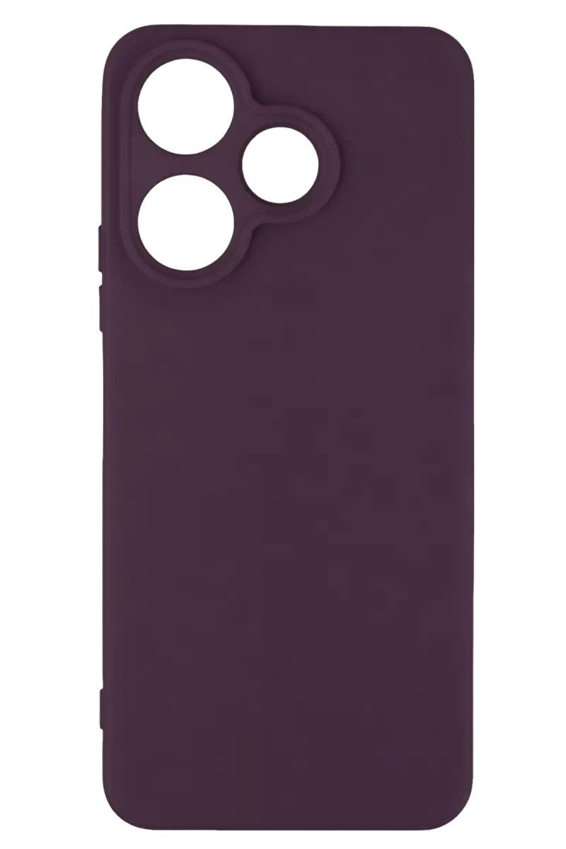 Mey İthalat® Redmi 13 4G Kılıf First Silikon - Mürdüm