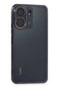 Mey İthalat® Redmi 13C Kılıf Lensli Silikon - Mor