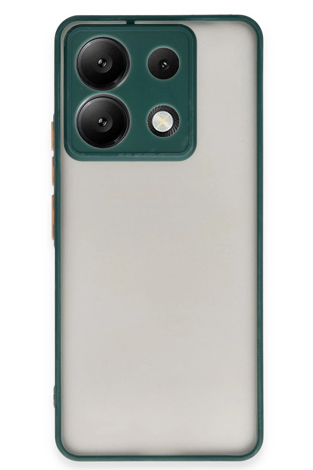 Mey İthalat® Redmi Note 13 5G Kılıf Montreal Silikon Kapak - Yeşil