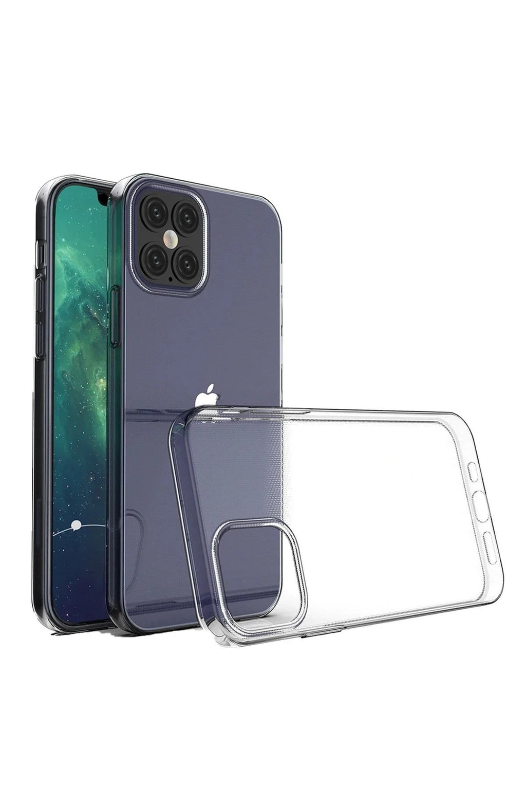 Mey İthalat® iPhone 12 Pro Max Kılıf Lüx Şeffaf Silikon