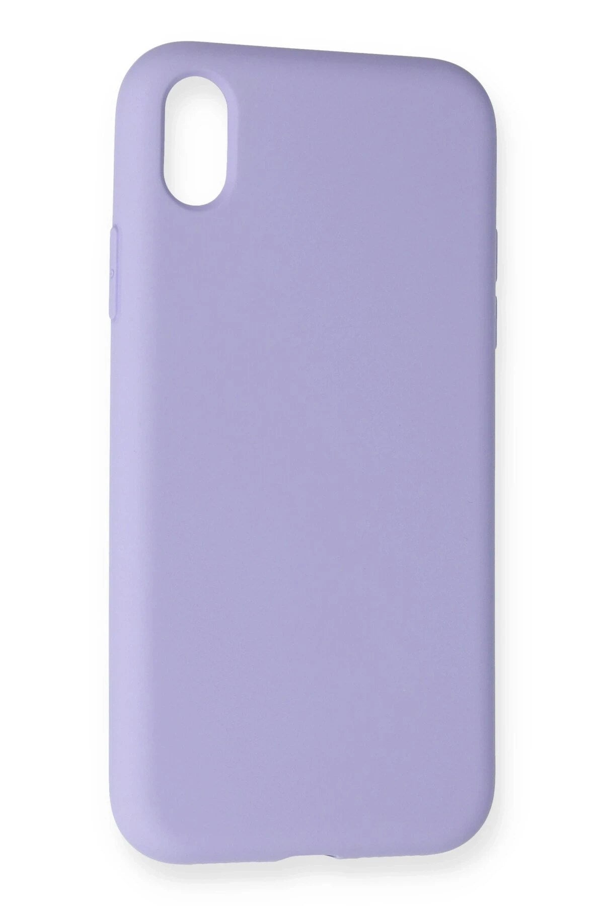 Mey İthalat® iPhone XR Kılıf Nano içi Kadife Silikon - Lila