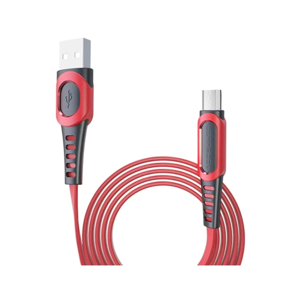 Mey İthalat® DC01 Süper Hızlı Micro USB Kablo 1M 2.4A - Kırmızı