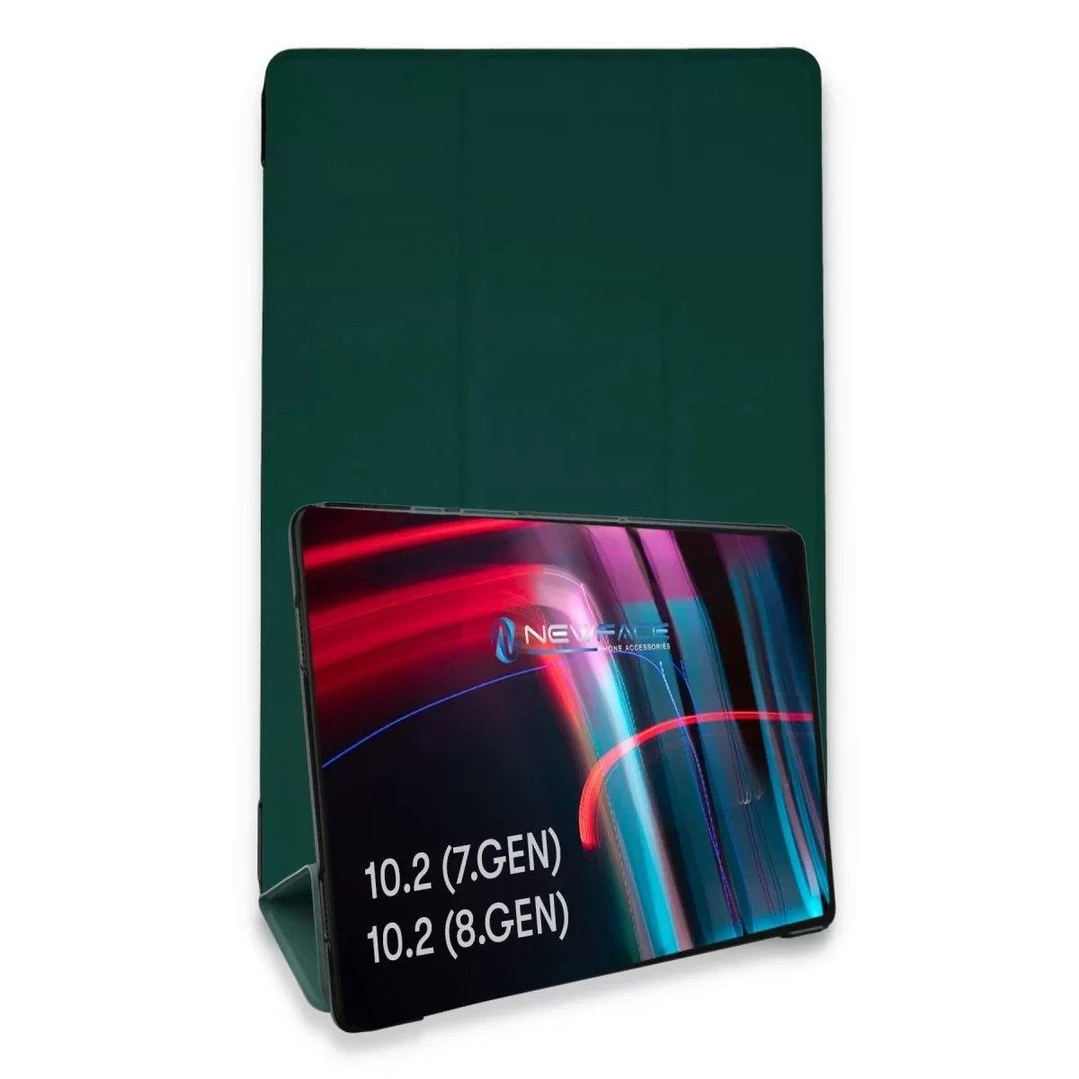 Mey İthalat® iPad 10.2 (7.nesil) Kılıf Tablet Smart Kılıf - Koyu Yeşil