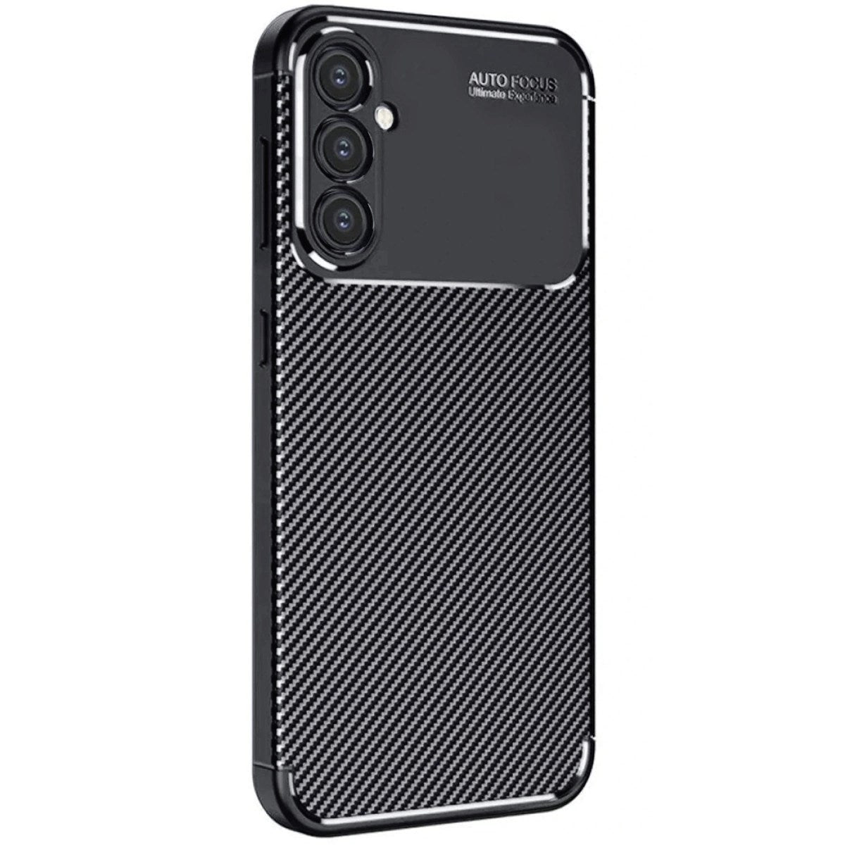 Mey İthalat® Samsung Galaxy A16 5G Kılıf Auto Focus Karbon Kapak - Siyah