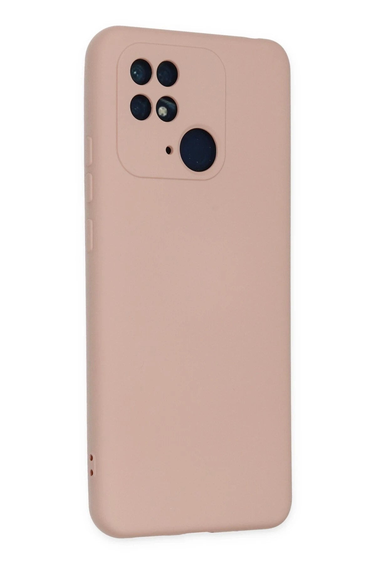 Mey İthalat® Redmi 10C Kılıf Nano içi Kadife Silikon - Pudra
