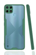 Mey İthalat® Realme C25Y Kılıf Platin Silikon - Yeşil