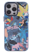 Mey İthalat® iPhone 14 Pro Max Kılıf Desenli Kapak - Pembe - 1