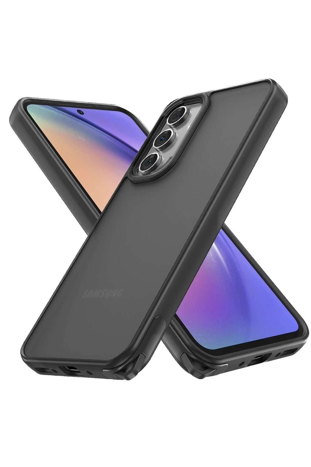Mey İthalat® Samsung Galaxy A04S Kılıf Elegant Kapak - Siyah