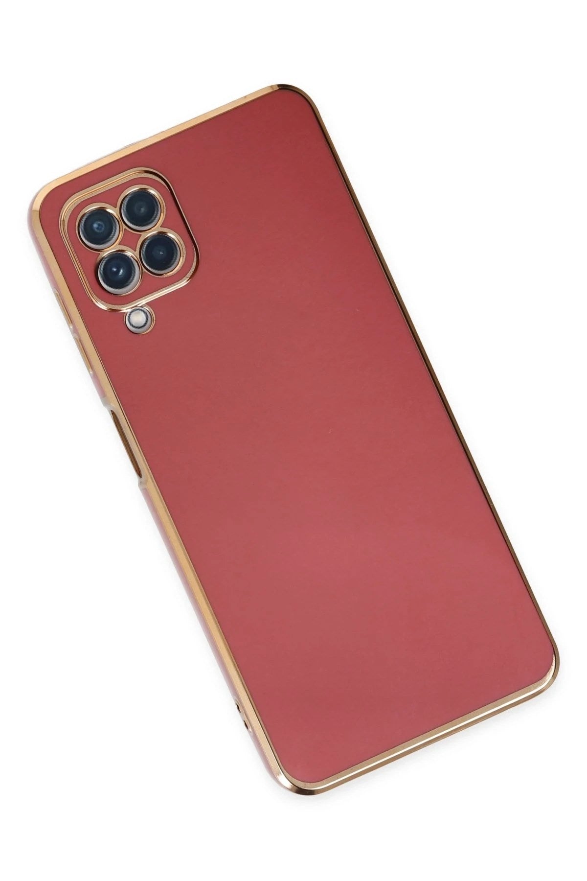 Mey İthalat® Samsung Galaxy A22 Kılıf Volet Silikon - Kırmızı