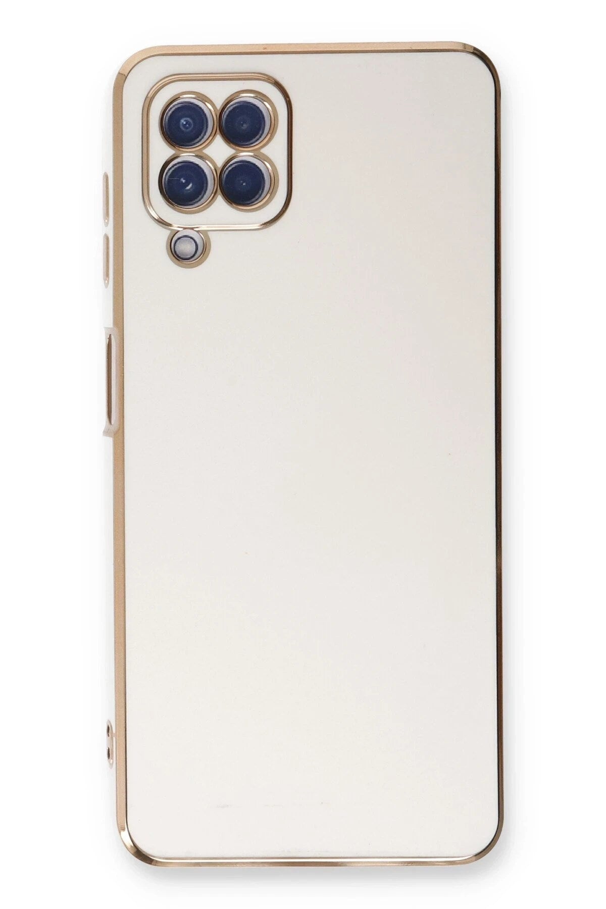 Mey İthalat® Samsung Galaxy A22 Kılıf Volet Silikon - Beyaz