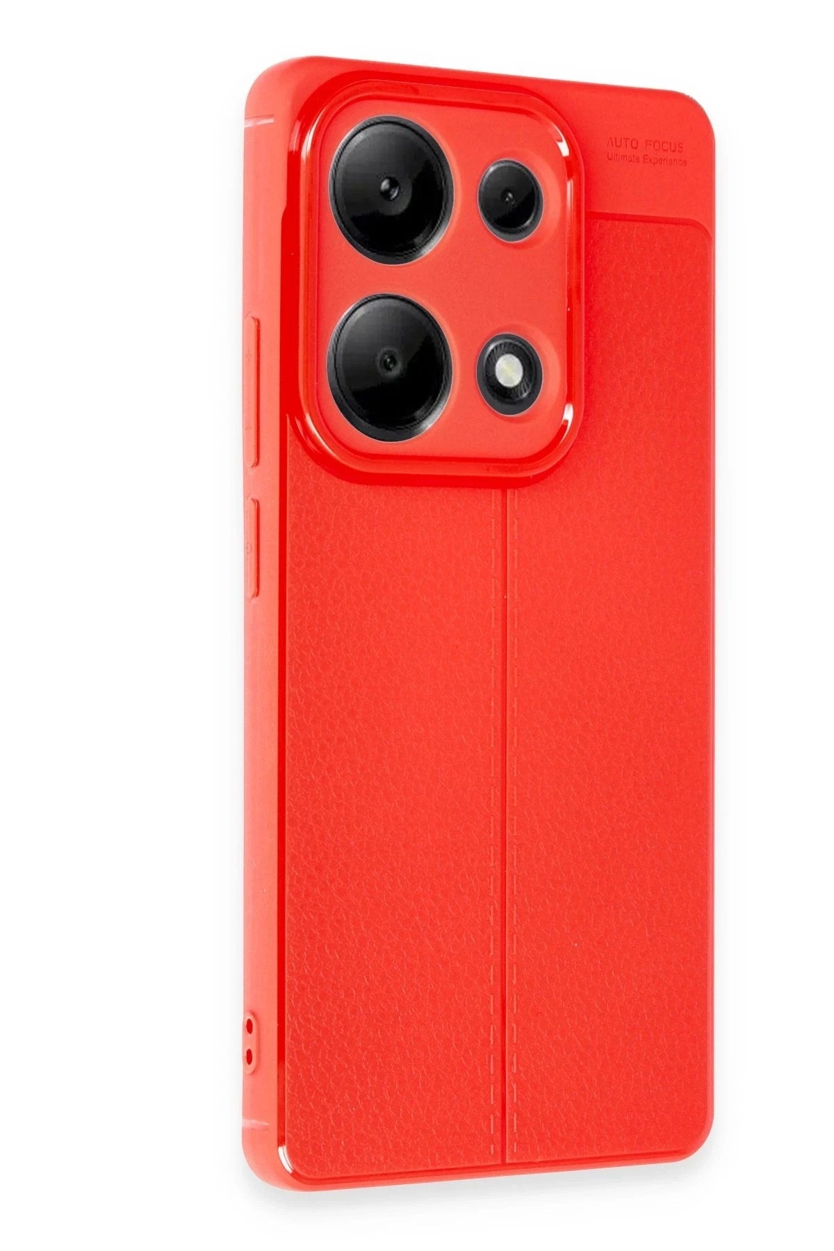 Mey İthalat® Redmi Note 13 Pro 4G Kılıf Auto Focus Kapak - Kırmızı