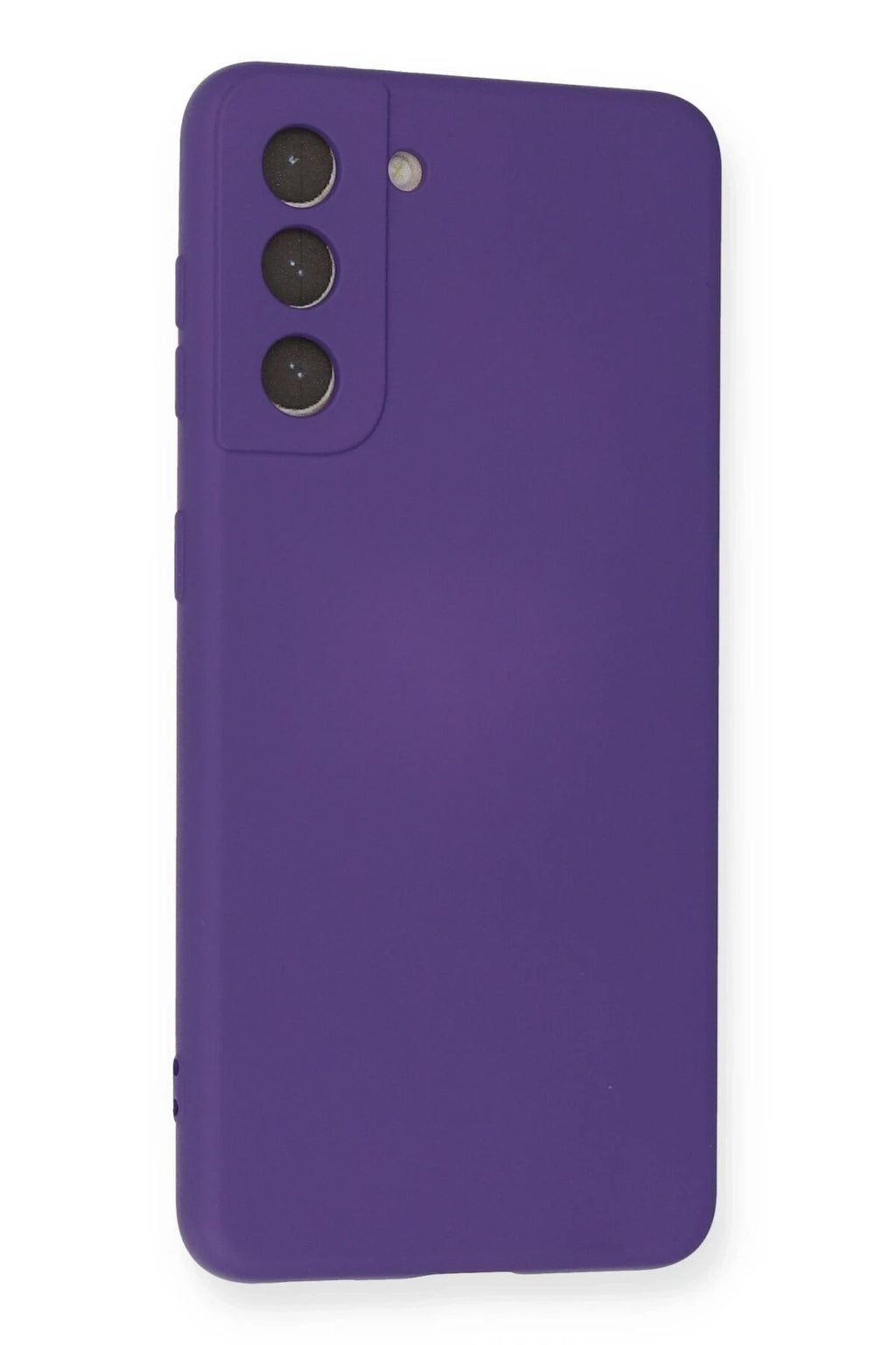 Mey İthalat® Samsung Galaxy S21 Kılıf Nano içi Kadife Silikon - Mor