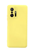 Mey İthalat® Mi 11T Pro Kılıf Nano içi Kadife Silikon - Sarı