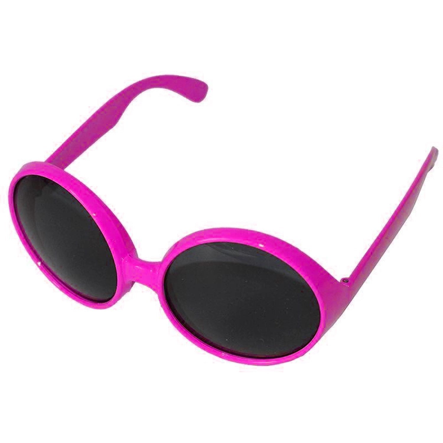 Mey İthalat® Yuvarlak Yeşilçam 80 li 90 lı Yıllar Parti Gözlüğü Retro Pembe Renk