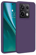 Mey İthalat® Redmi Note 13 Pro 4G Kılıf First Silikon - Mor