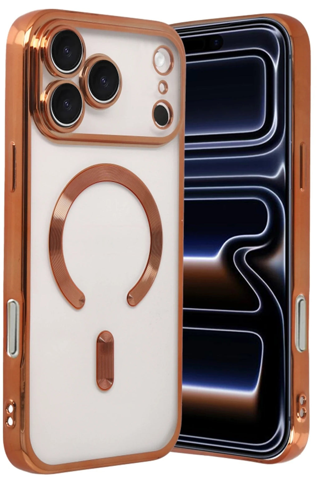 Mey İthalat® iPhone 17 Pro Kross Magneticsafe Kapak - Turuncu