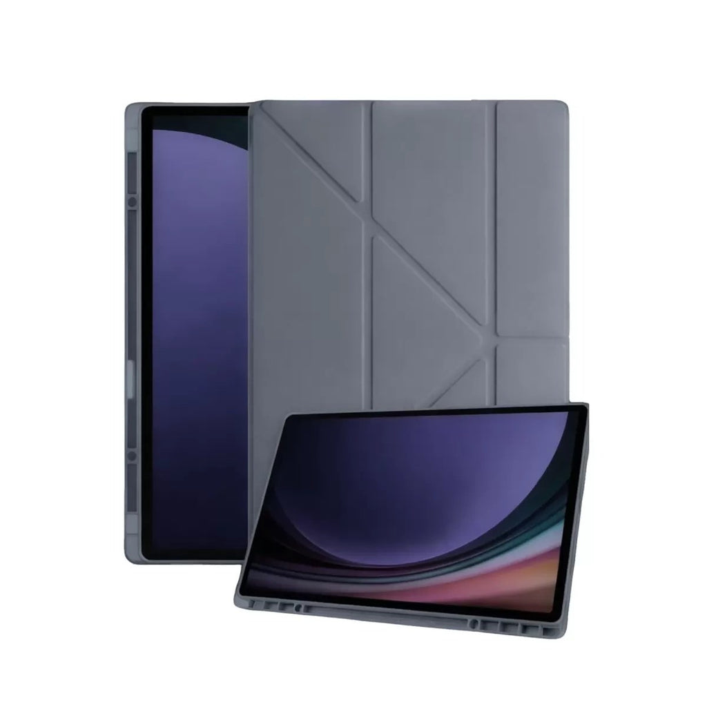 Mey İthalat® Samsung Galaxy Tab A11 Kalemlikli Mars Tablet Kılıfı - Koyu Gri