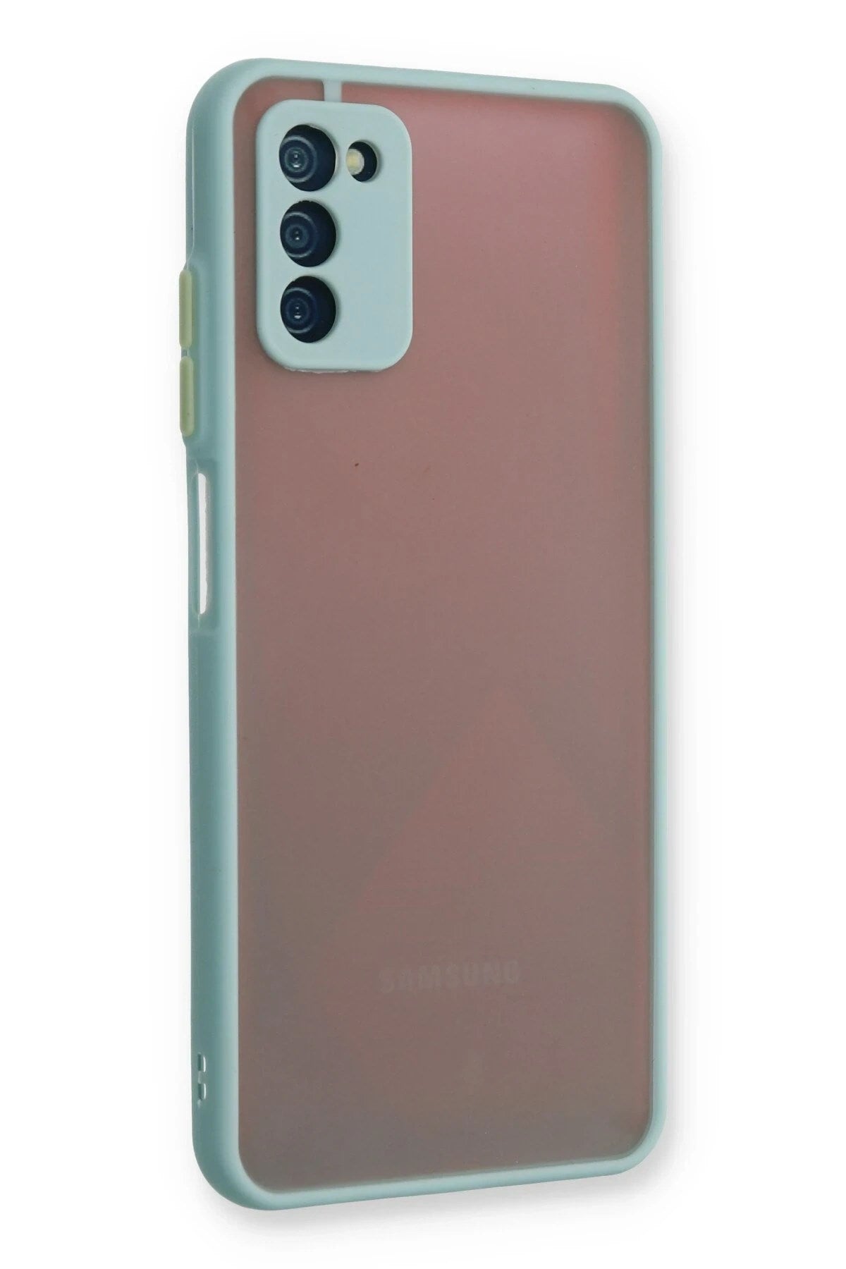 Mey İthalat® Samsung Galaxy A03S Kılıf Montreal Silikon Kapak - Turkuaz
