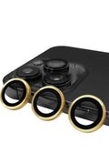 Mey İthalat® iPhone 13 Pro Max Raze Metal Kamera Lens - Gold