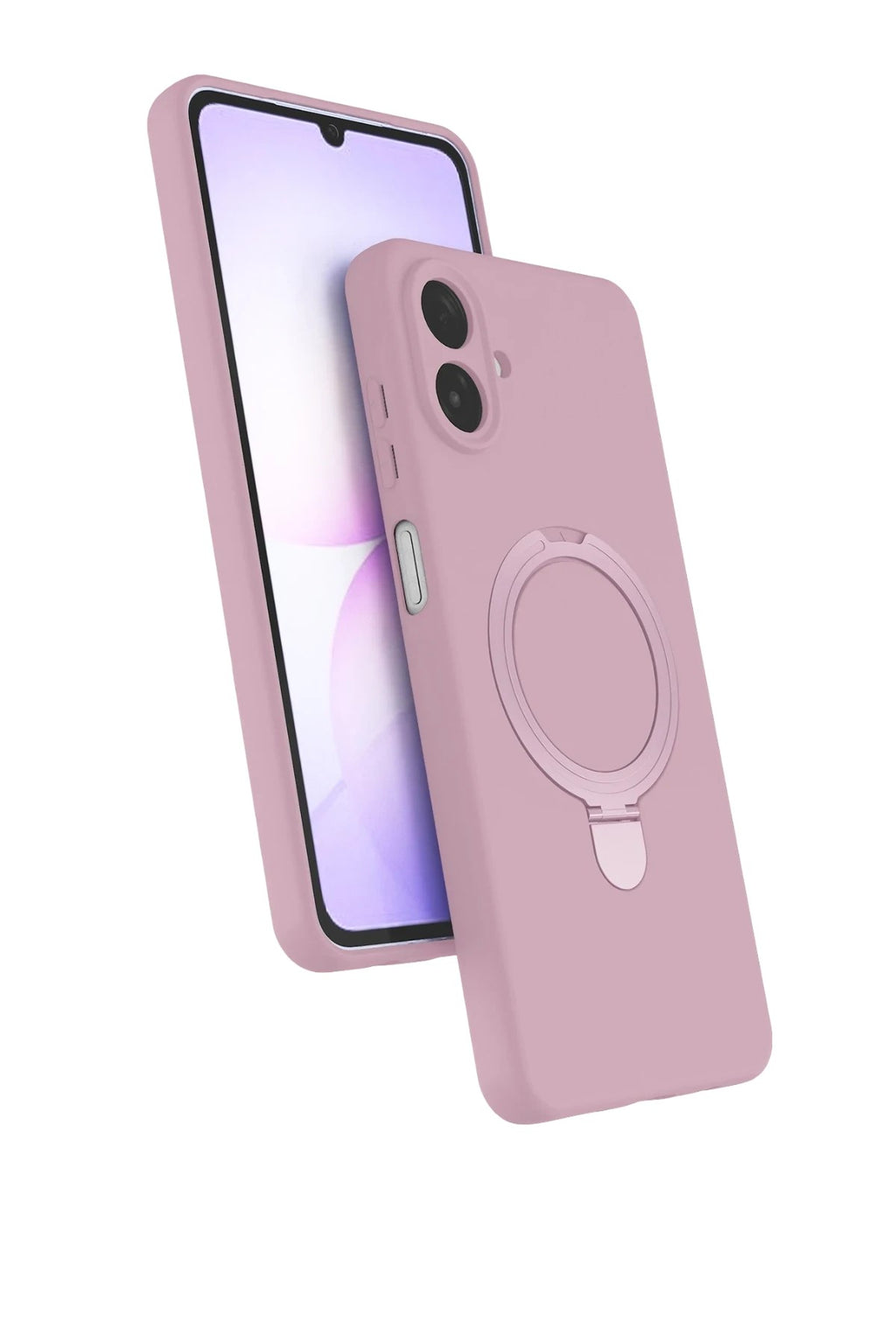 Mey İthalat® Samsung Galaxy A07 4G Regal Magsafe Standlı Kapak - Açık Pembe