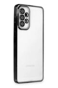 Mey İthalat® Samsung Galaxy A73 5G Kılıf Lensli Silikon - Siyah