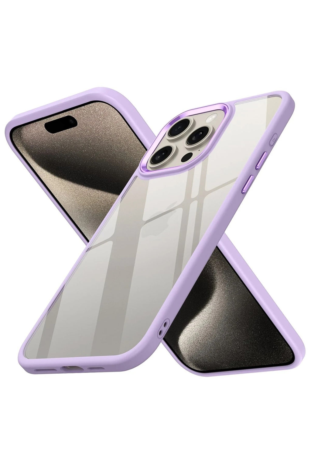Mey İthalat® iPhone 15 Pro Max Kılıf Power Silikon - Lila