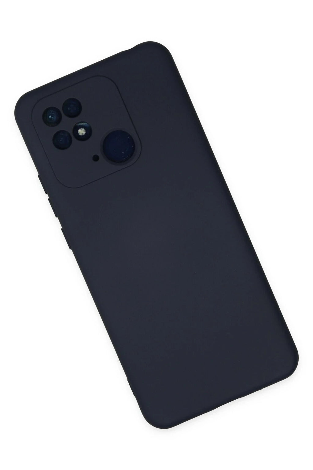 Mey İthalat® Redmi 10C Kılıf Nano içi Kadife Silikon - Lacivert