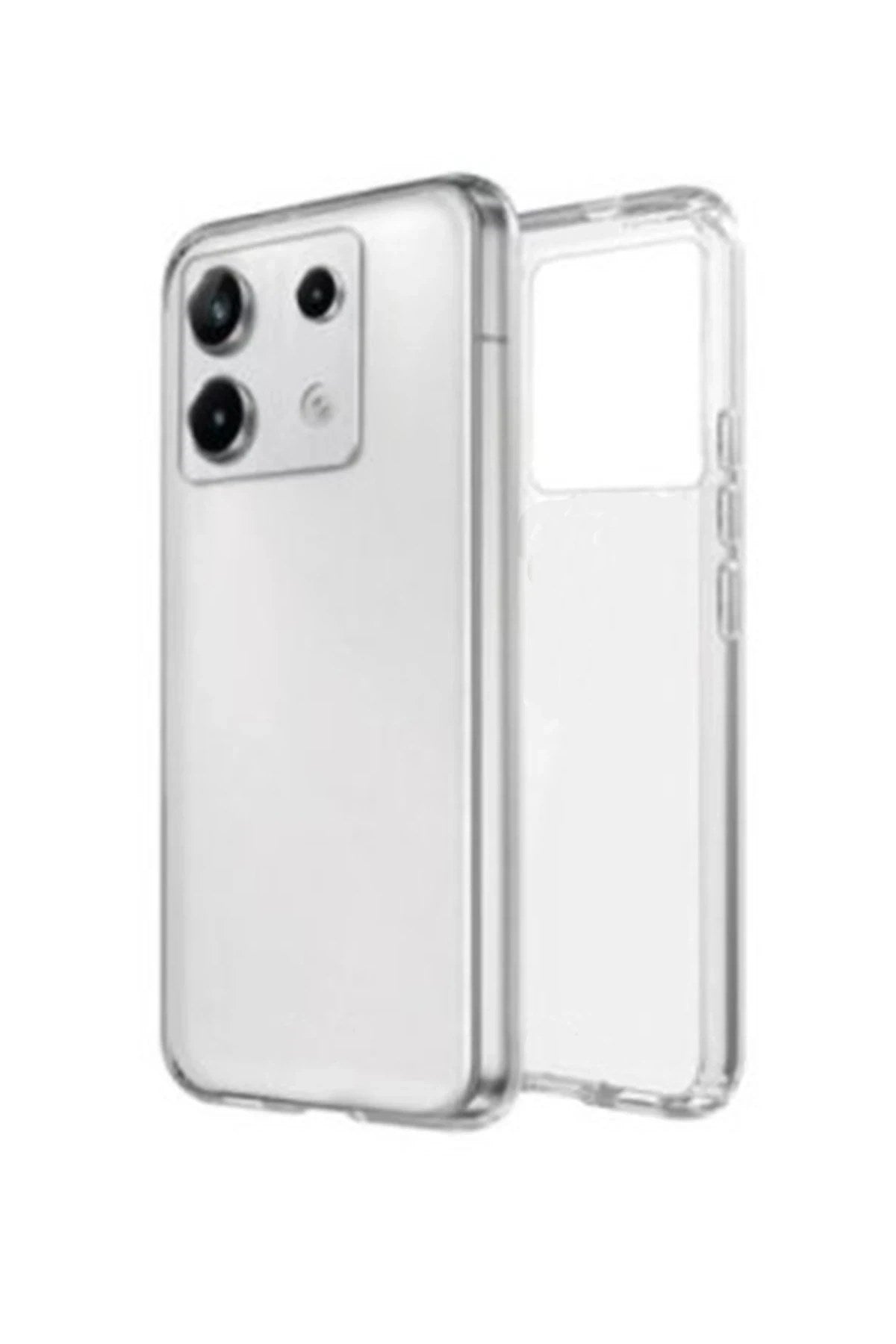 Mey İthalat® Redmi Note 13 Pro 4G Kılıf Lüx Şeffaf Silikon
