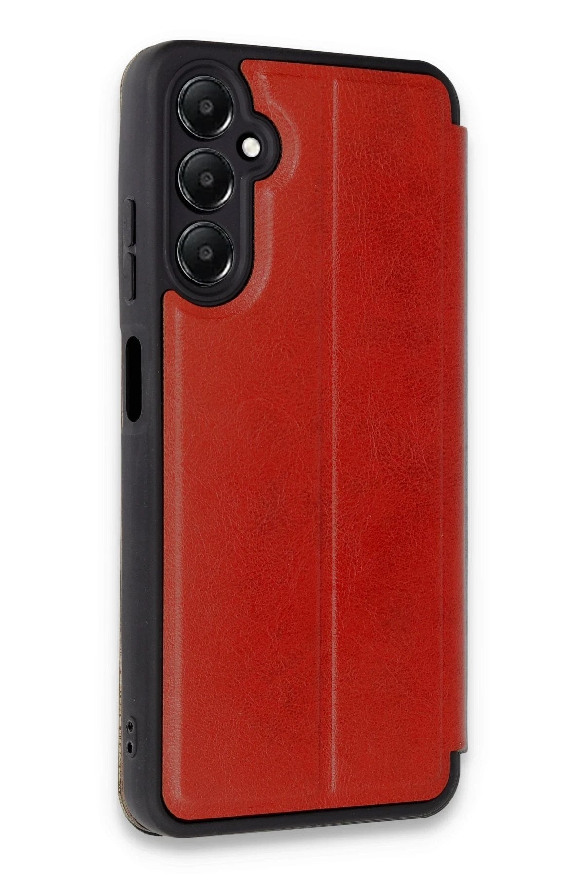 Mey İthalat® Samsung Galaxy A05S Kılıf Flip Cover - Kırmızı