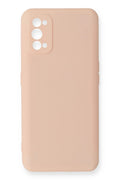 Mey İthalat® Realme 7 Pro Kılıf Nano içi Kadife Silikon - Pudra