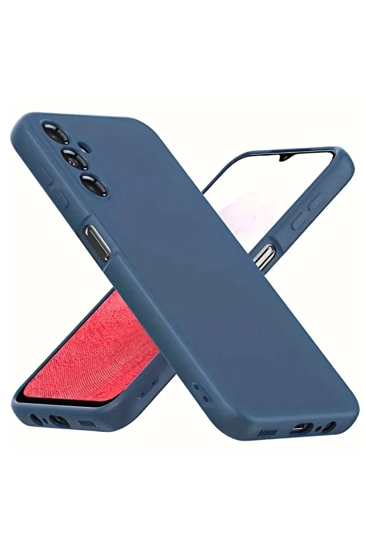 Mey İthalat® Samsung Galaxy A34 5G Kılıf First Silikon - Lacivert