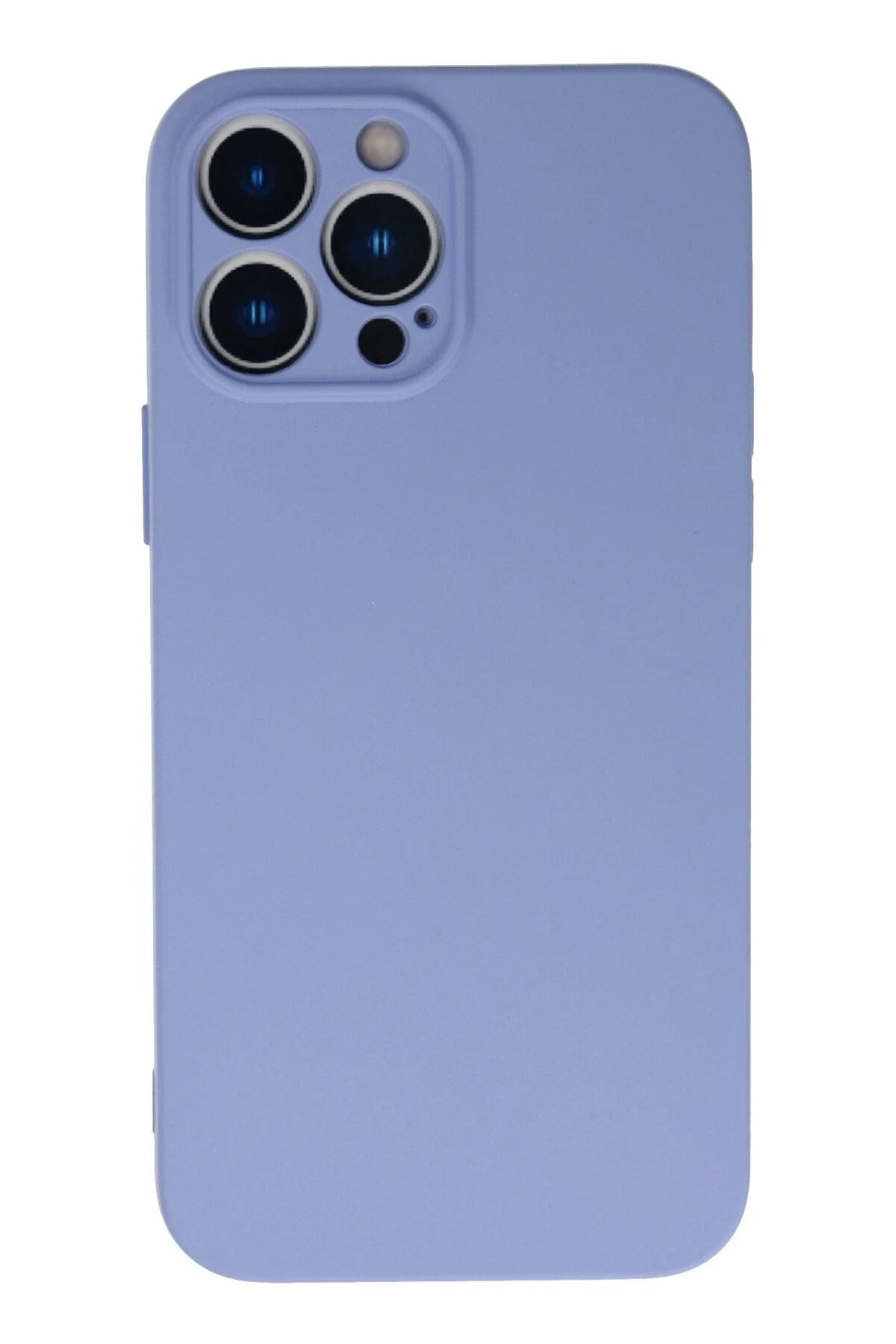Mey İthalat® iPhone 13 Pro Kılıf Nano içi Kadife Silikon - Lila