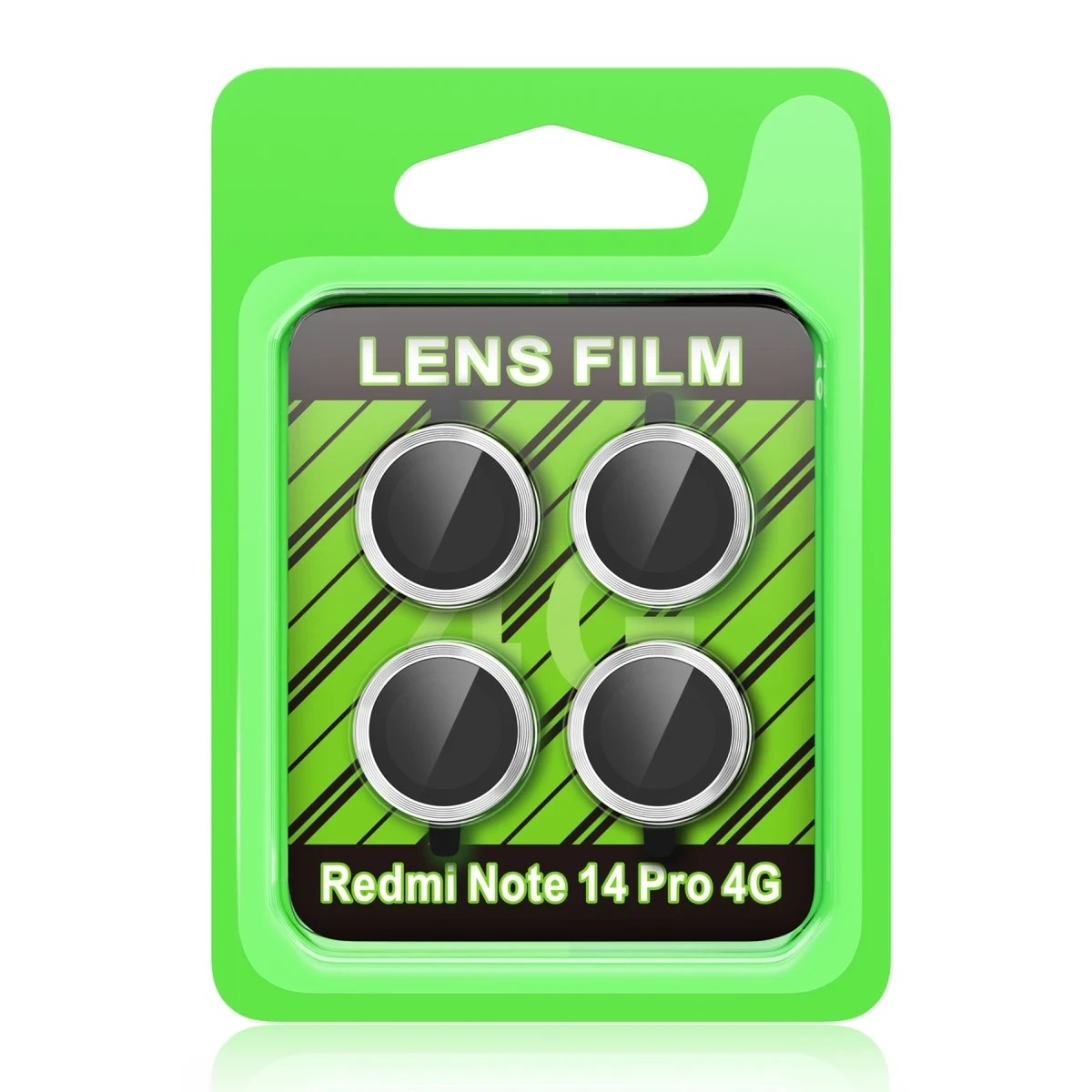 Mey İthalat® Redmi Note 14 Pro 4G Raze Metal Kamera Lens - Gümüş