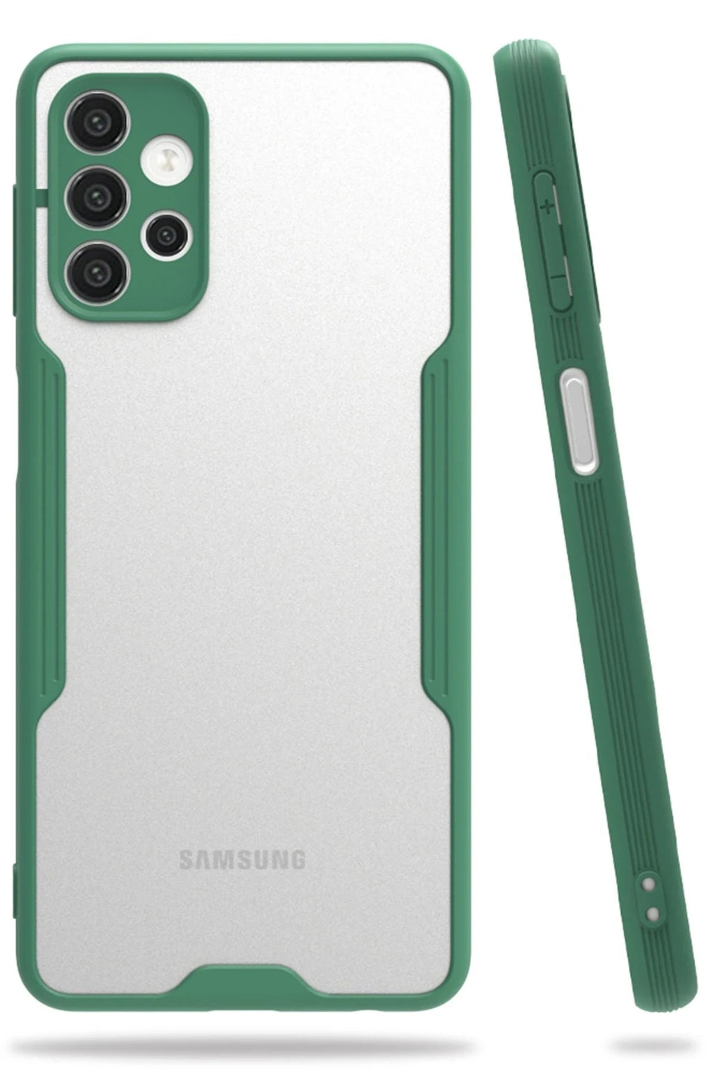 Mey İthalat® Samsung Galaxy A52 Kılıf Platin Silikon - Yeşil