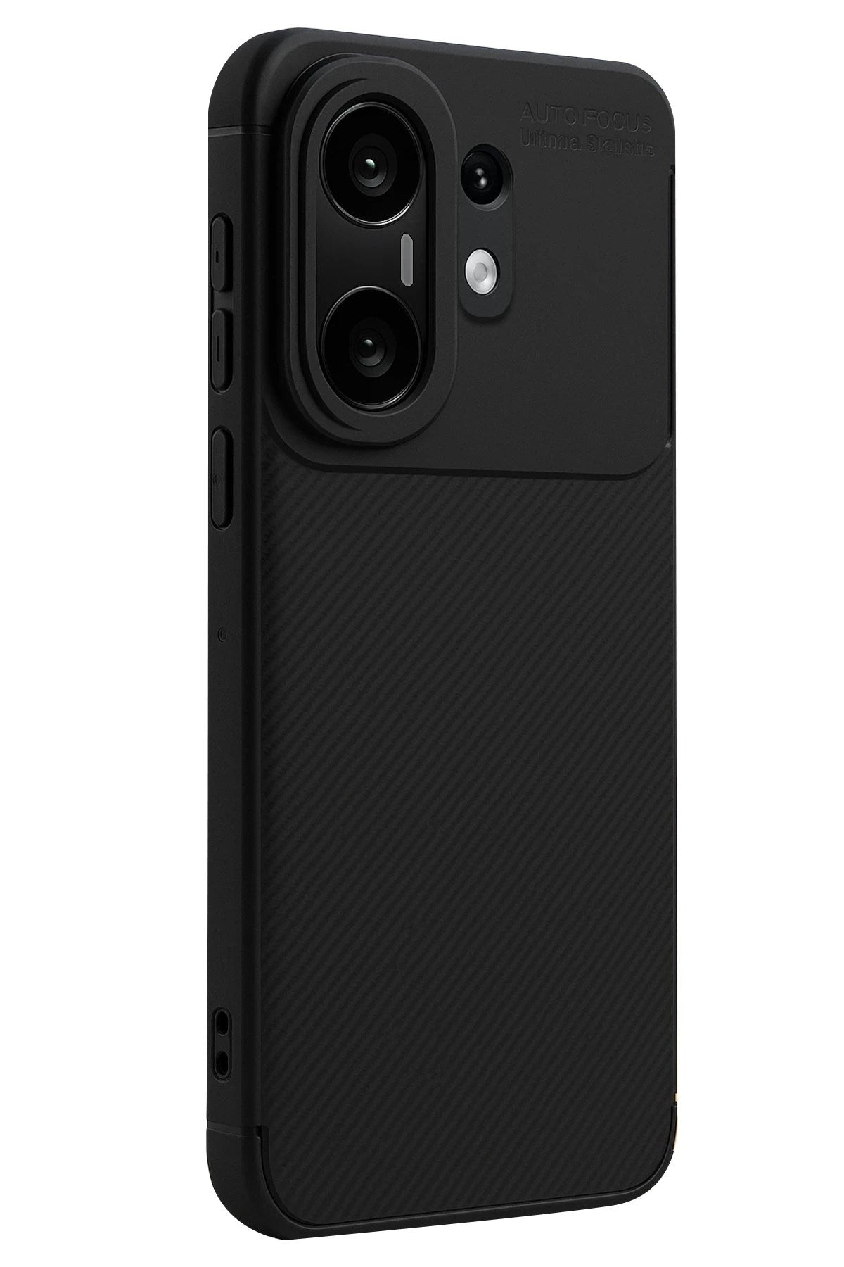 Mey İthalat® Vivo X200 FE Auto Focus Karbon Kapak - Siyah