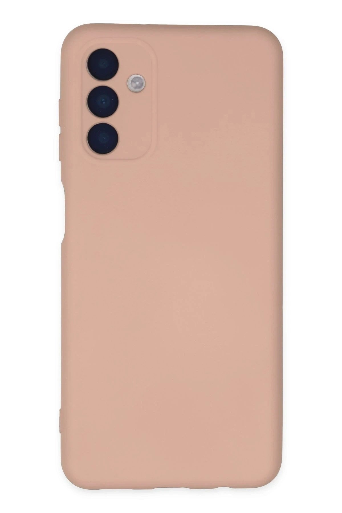 Mey İthalat® Samsung Galaxy A04S Kılıf Nano içi Kadife Silikon - Pudra