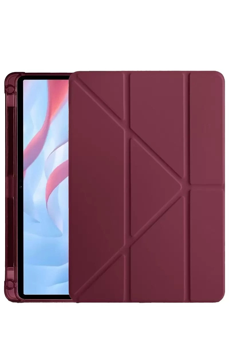 Mey İthalat® Huawei Honor Pad X9A Kalemlikli Mars Tablet Kılıfı - Mürdüm