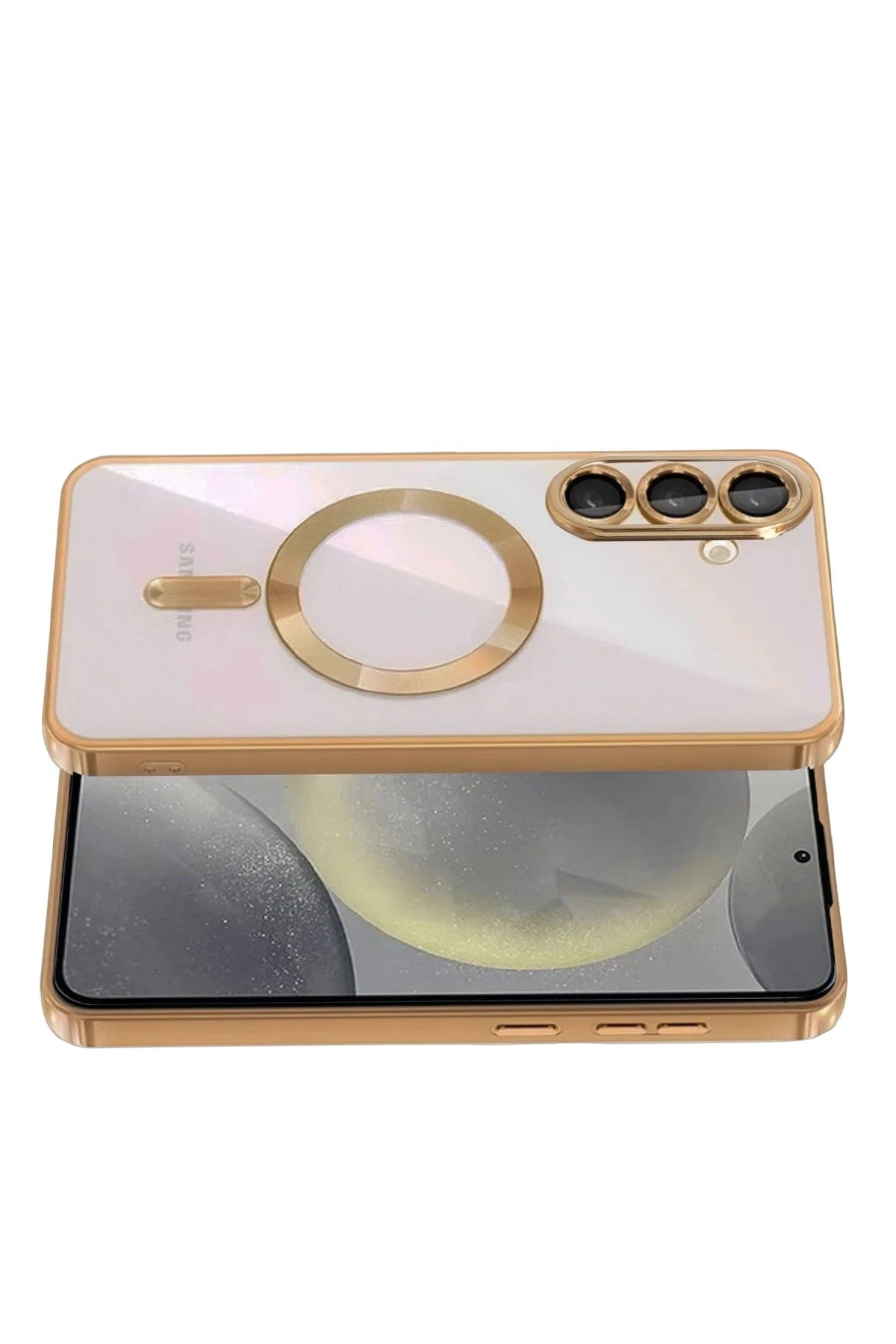 Mey İthalat® Samsung Galaxy S26 Plus Kross Magneticsafe Kapak - Çöl Titanyum