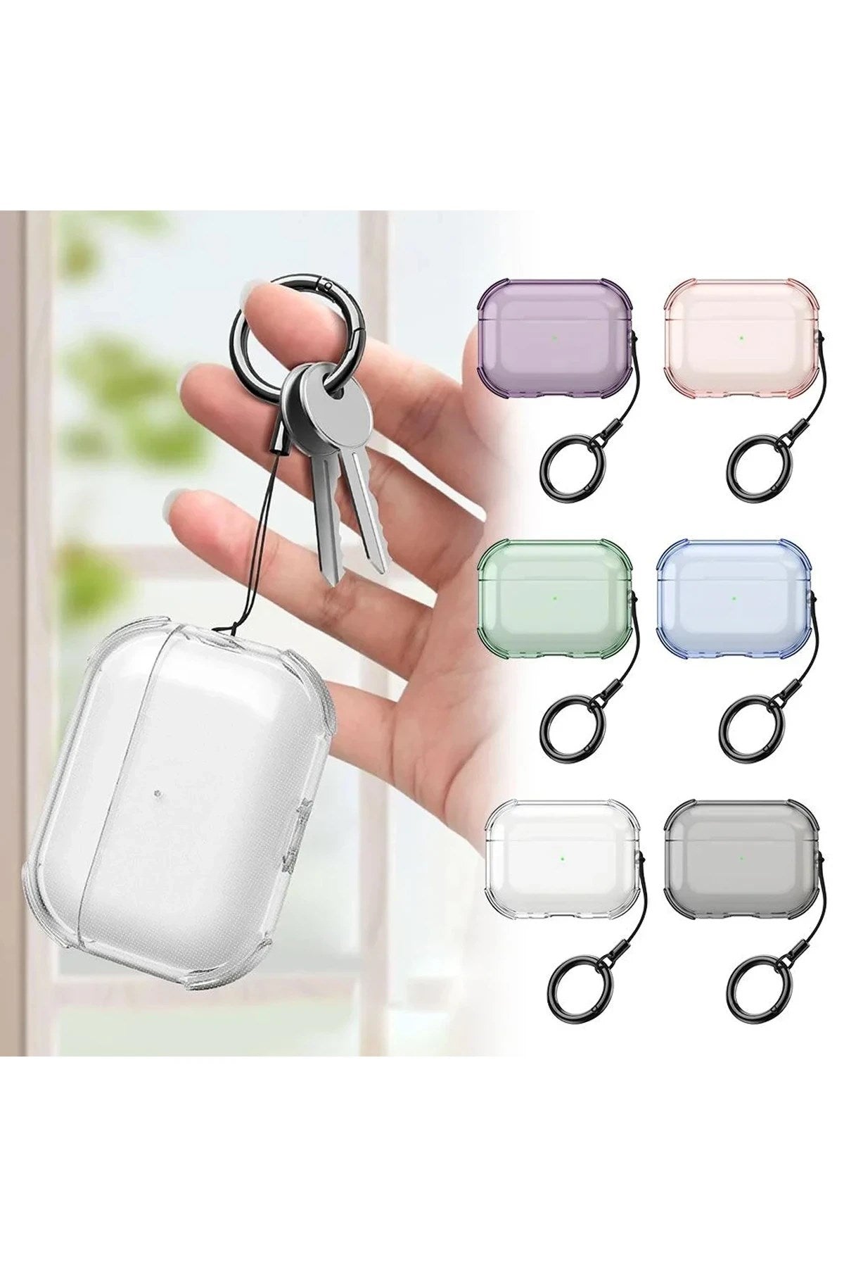 Mey İthalat® Airpods Pro 3 (3.nesil) Showy Kılıf - Mor