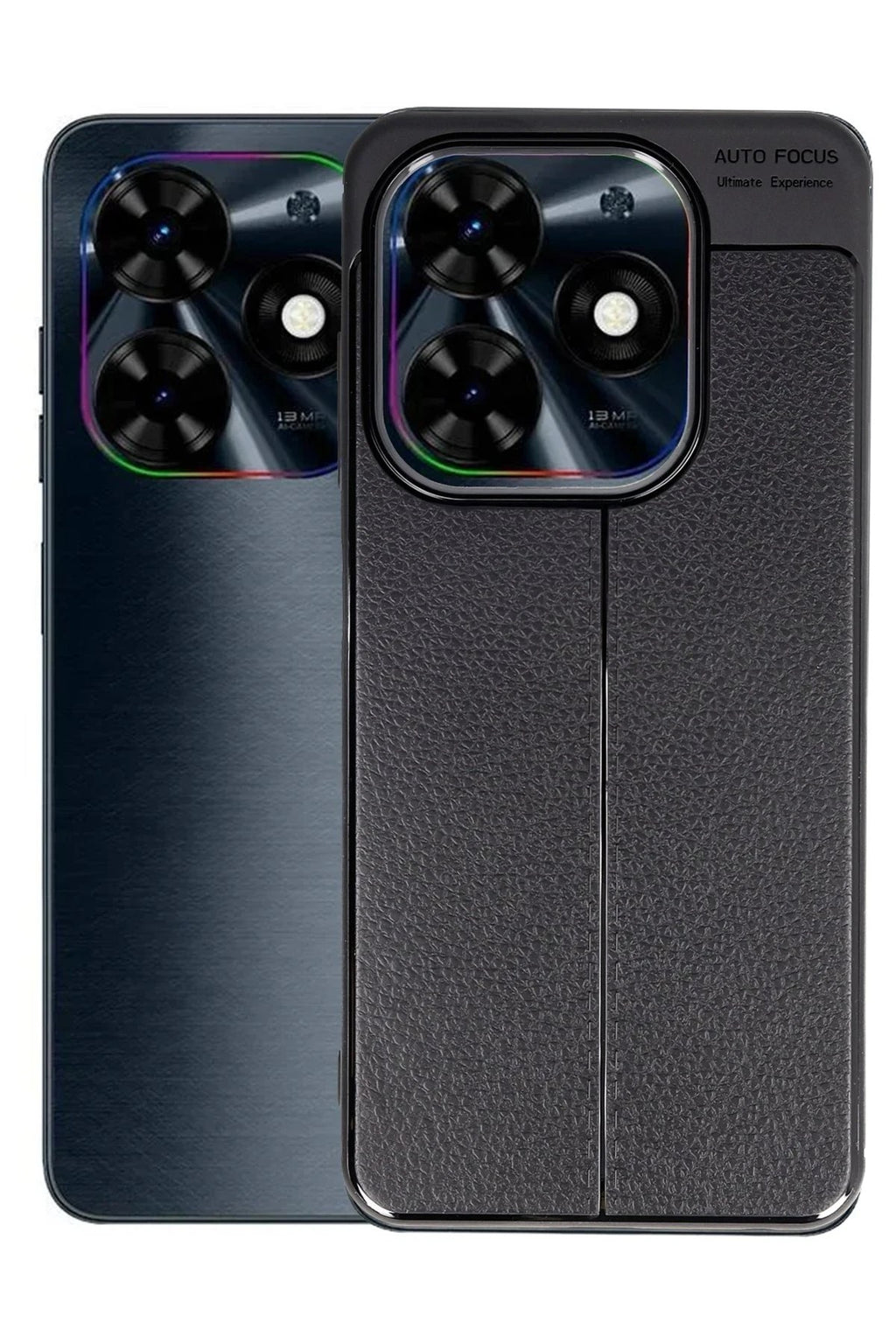 Mey İthalat® Tecno Spark Go 2024 Kılıf Auto Focus Kapak - Siyah