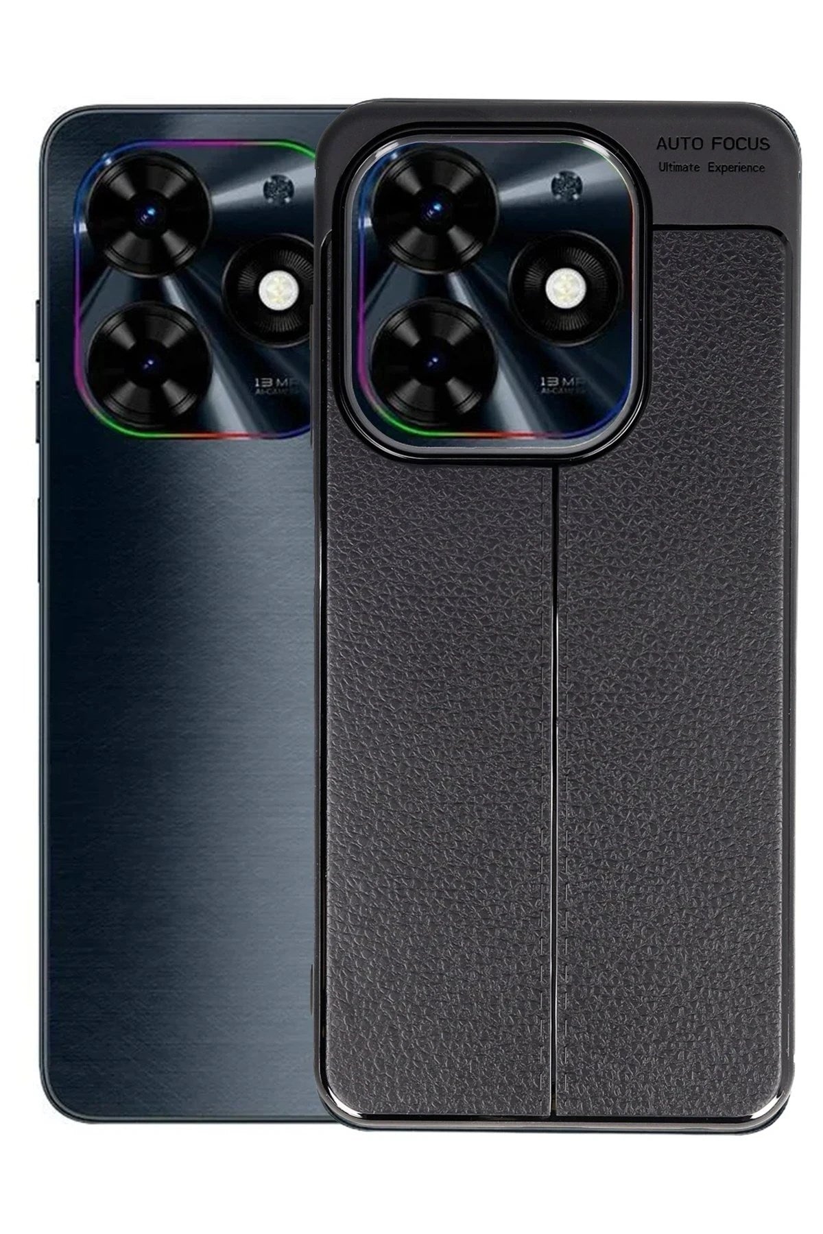 Mey İthalat® Tecno Spark Go 2024 Kılıf Auto Focus Kapak - Siyah