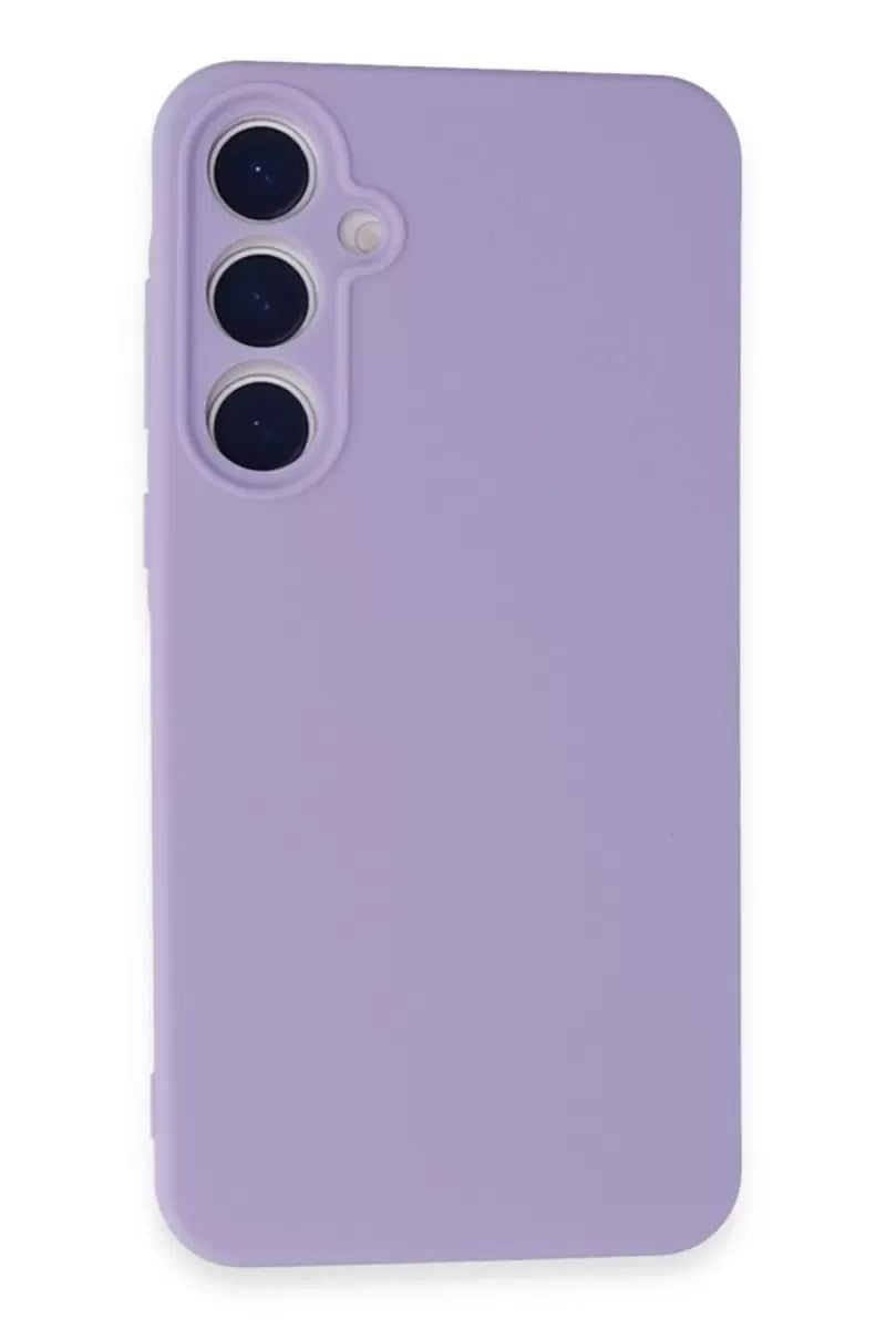 Mey İthalat® Samsung Galaxy A35 5G Kılıf Nano içi Kadife Silikon - Lila
