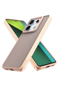 Mey İthalat® Redmi Note 13 Pro 5G Kılıf Elegant Kapak - Pudra