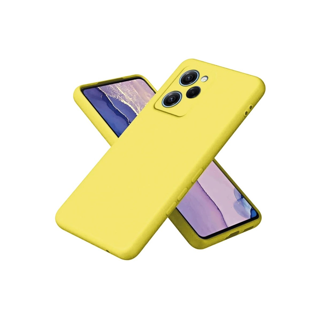 Mey İthalat® Poco X5 Pro 5G Nano içi Kadife Silikon - Sarı