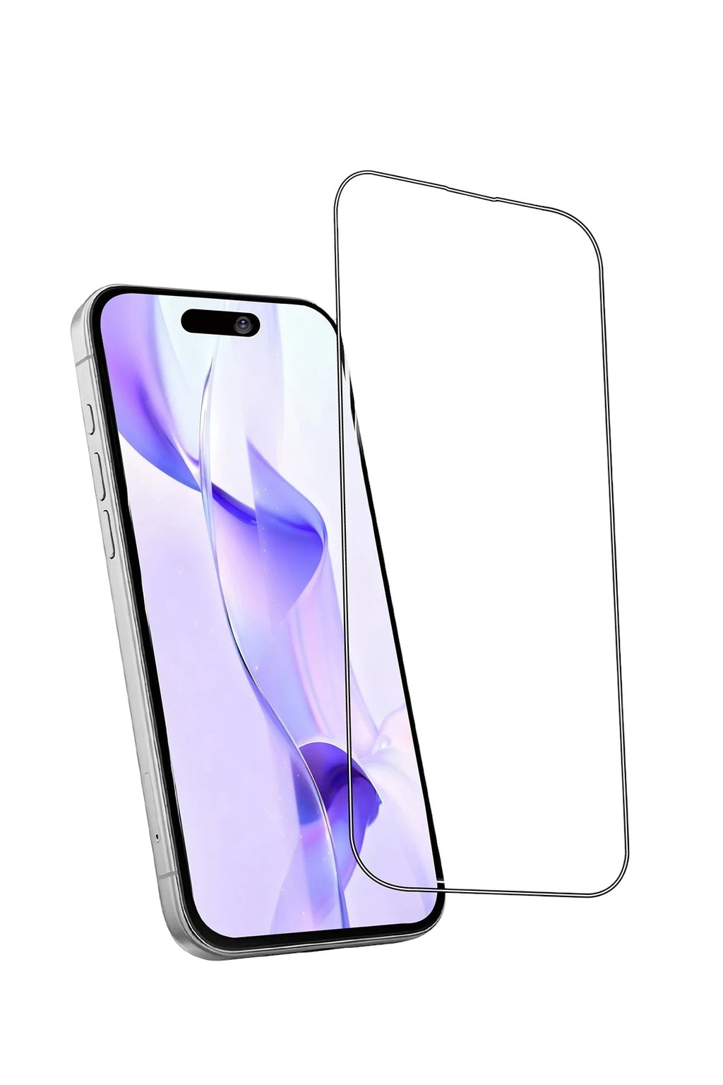 Mey İthalat® iPhone 14 Bilvis 5in1 3D Magic Cam Ekran Koruyucu - Siyah
