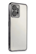 Mey İthalat® Redmi Note 12 4G Kılıf Lensli Silikon - Siyah